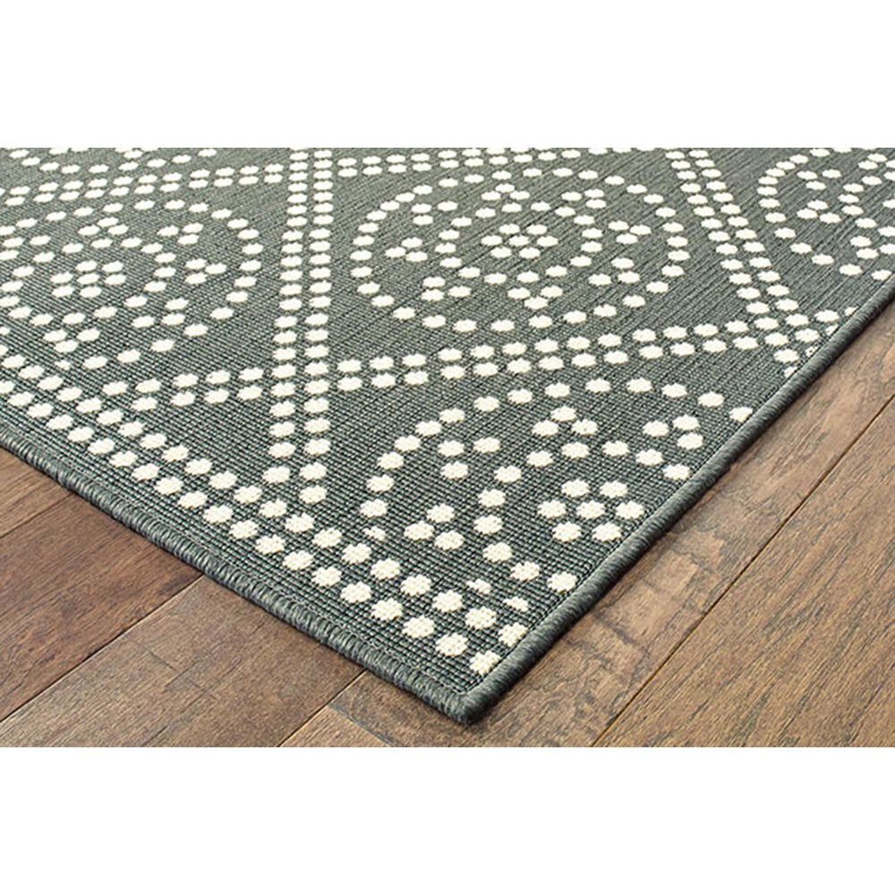 Oriental Weavers Marina 3969L 1&#39;9&quot; x 3&#39;9&quot; Grey and Ivory Area Rug, , large