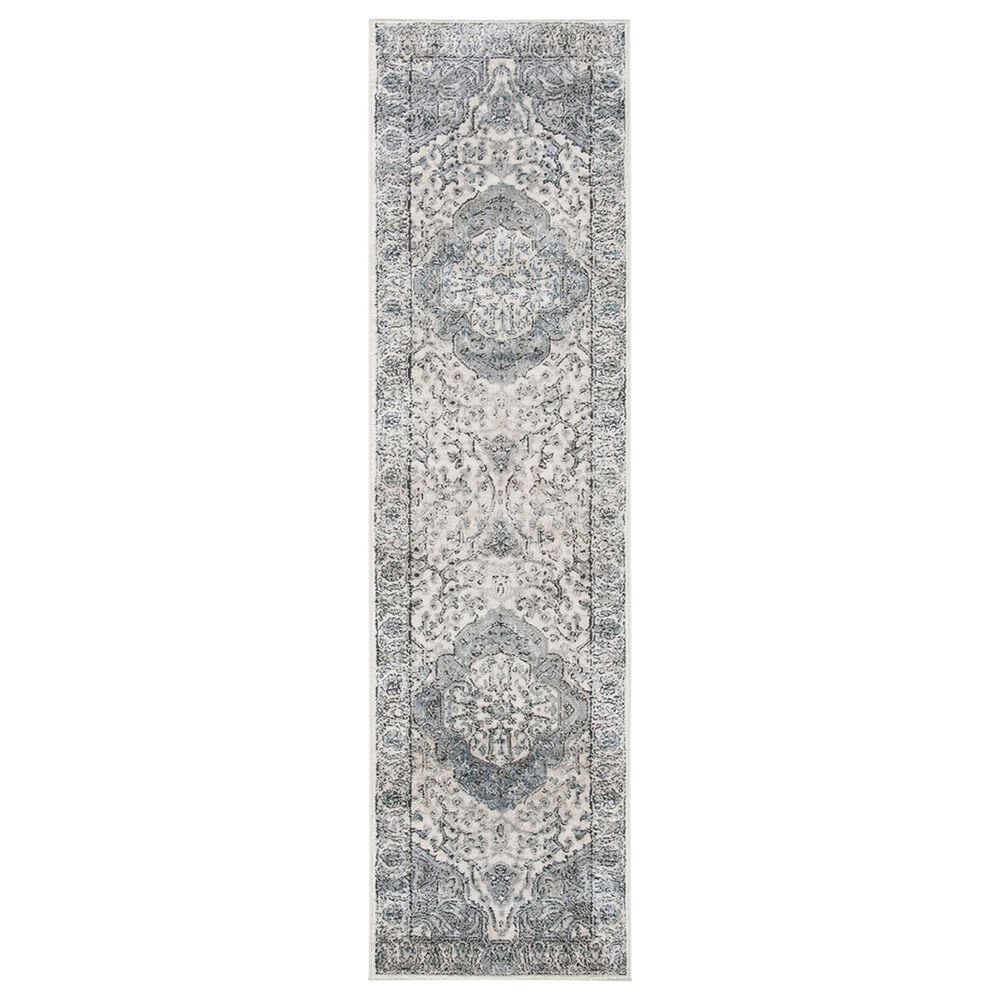 Safavieh Oregon 2"2" x 8" Ivory and Grey Runner, , large