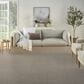 Nourison Courtyard Ivory and Charcoal 10" x 14" Indoor/Outdoor Area Rug, , large