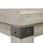 Ashley Carynhurst Rectangular End Table in White Wash Gray, , large