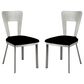 Furniture of America Russell Dining Chair in Silver (Set of 2), , large