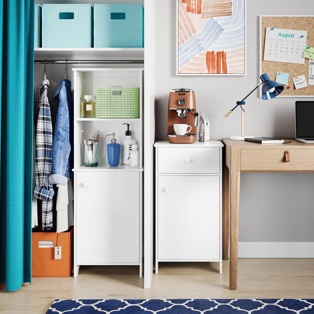 RiverRidge Home Medford Tall Floor Cabinet in White, , large
