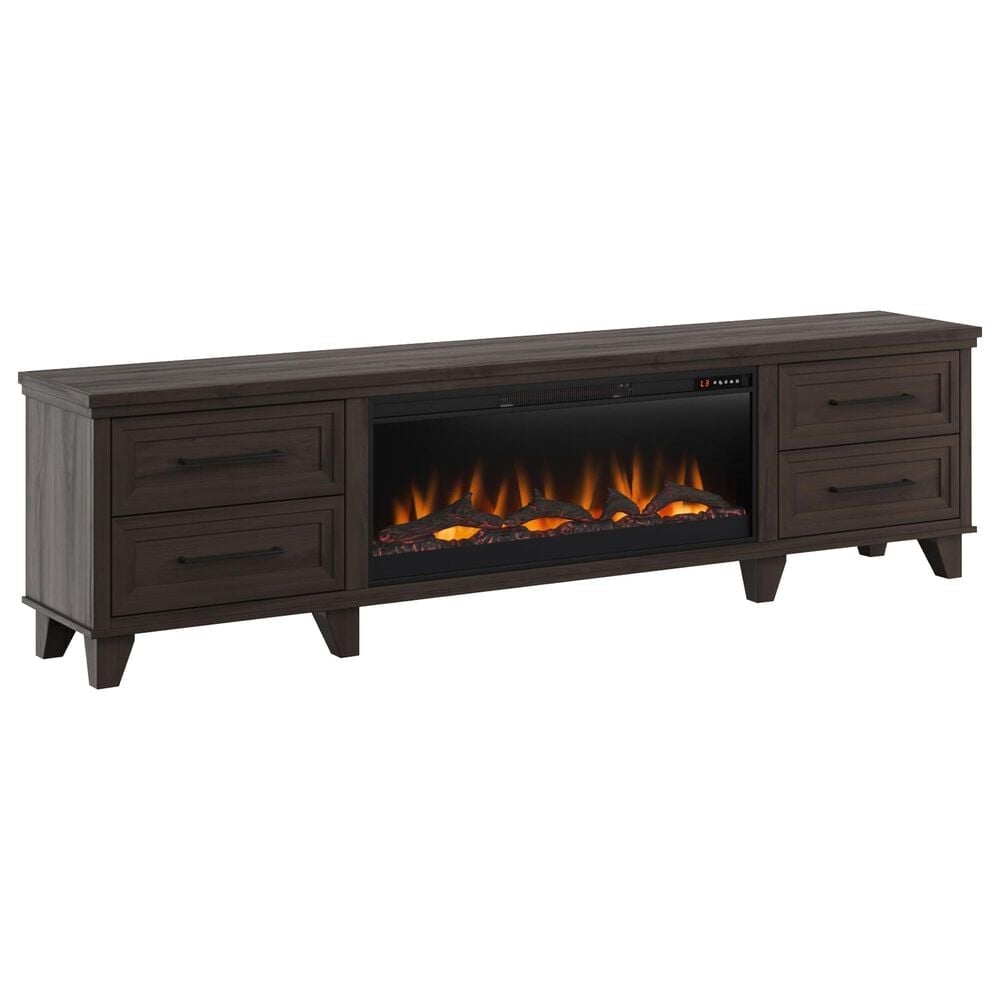 Legends Home Sonoma 95" Fireplace Console in Java, , large