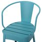 Hearth and Haven Colmar 3-Piece Outdoor Bistro Set in Blue, , large