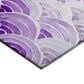 Dalyn Rug Company Seabreeze Geometric 10" x 14" Violet Area Rug, , large