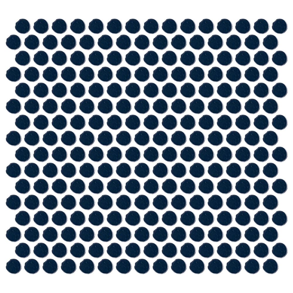 Dal-Tile Color Wheel Navy 13"" X 11""Ceramic Mosaic Sheet, , large