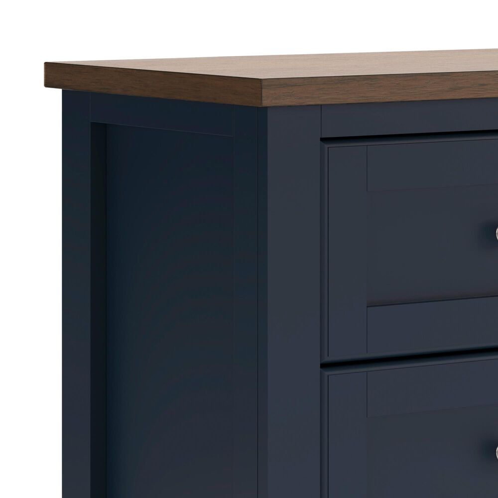 Ashley Landocken 5-Piece Full Bedroom Set in Brown and Blue, , large
