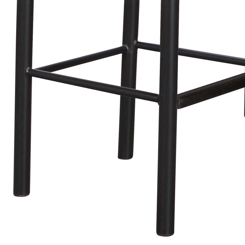 Linon Home Decor Thayer Bar Stool in Black (Set of 2), , large