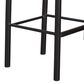 Linon Home Decor Thayer Bar Stool in Black (Set of 2), , large