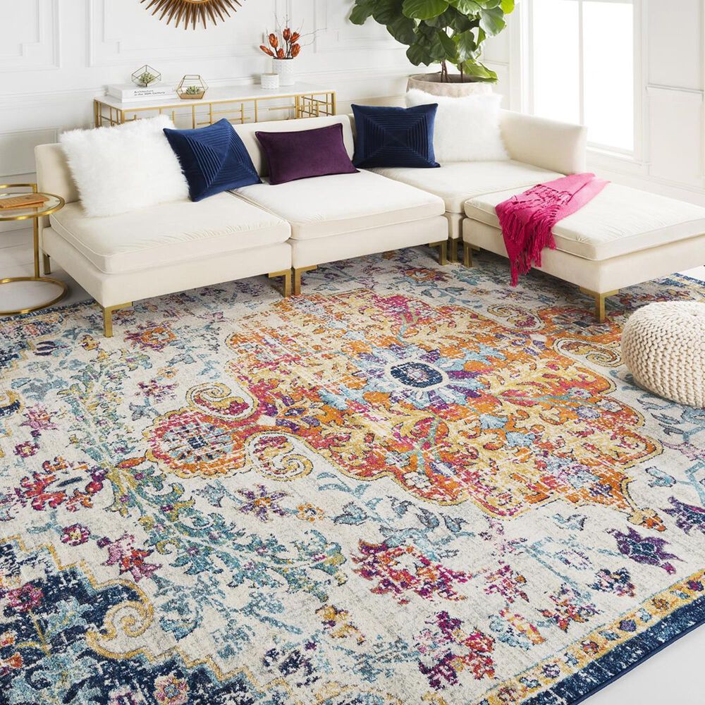 Surya Harput HAP-1000 5&#39;3&quot; x 7&#39;3&quot; Saffron and Gray Area Rug, , large