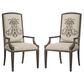 Hooker Furniture Rhapsody Insignia Arm Chair in Rustic Walnut (Set of 2), , large