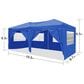 HOMLUX 10" x 20" Outdoor Pop Up Canopy Gazebo for Party in Blue, , large