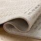 Amber Lewis x Loloi Monty 4" x 6" Ivory and Beige Area Rug, , large