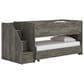 Ashley Frandern Twin over Twin Loft Bed in Gray, , large