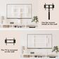 HOMLUX 63" 7-Drawer TV Stand with Adjustable TV Mount in Leather White, , large