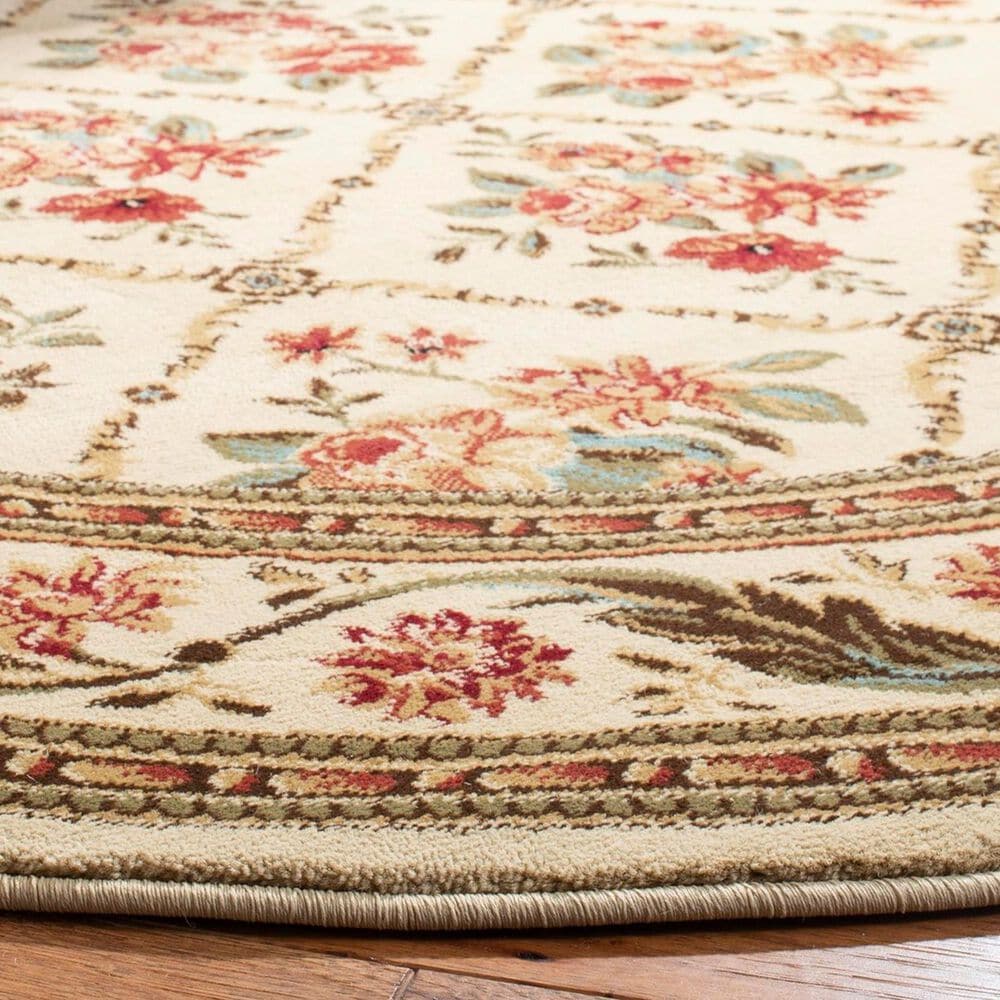 Safavieh Lyndhurst 5&#39;3&quot; Round Ivory Area Rug, , large