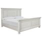 Ashley Robbinsdale California King Panel Bed in Antique White, , large
