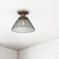 Golden Lighting Carver 1-Light Semi-Flush in Copper Patina, , large