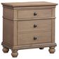 Riva Ridge Oxford 4-Piece King Panel Storage Bedroom Set in Tan with USB Ports, , large