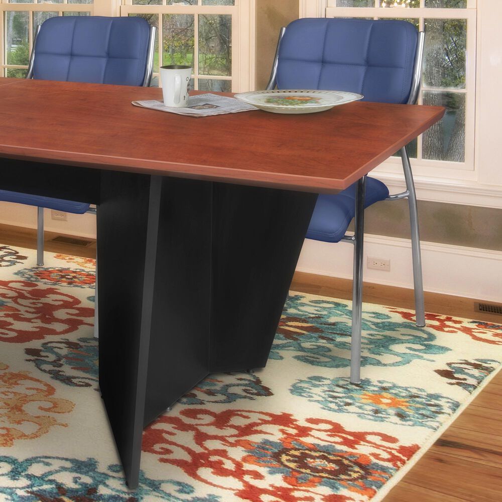 Regency Global Sourcing Array 96" Conference Table in Black and Cherry, , large