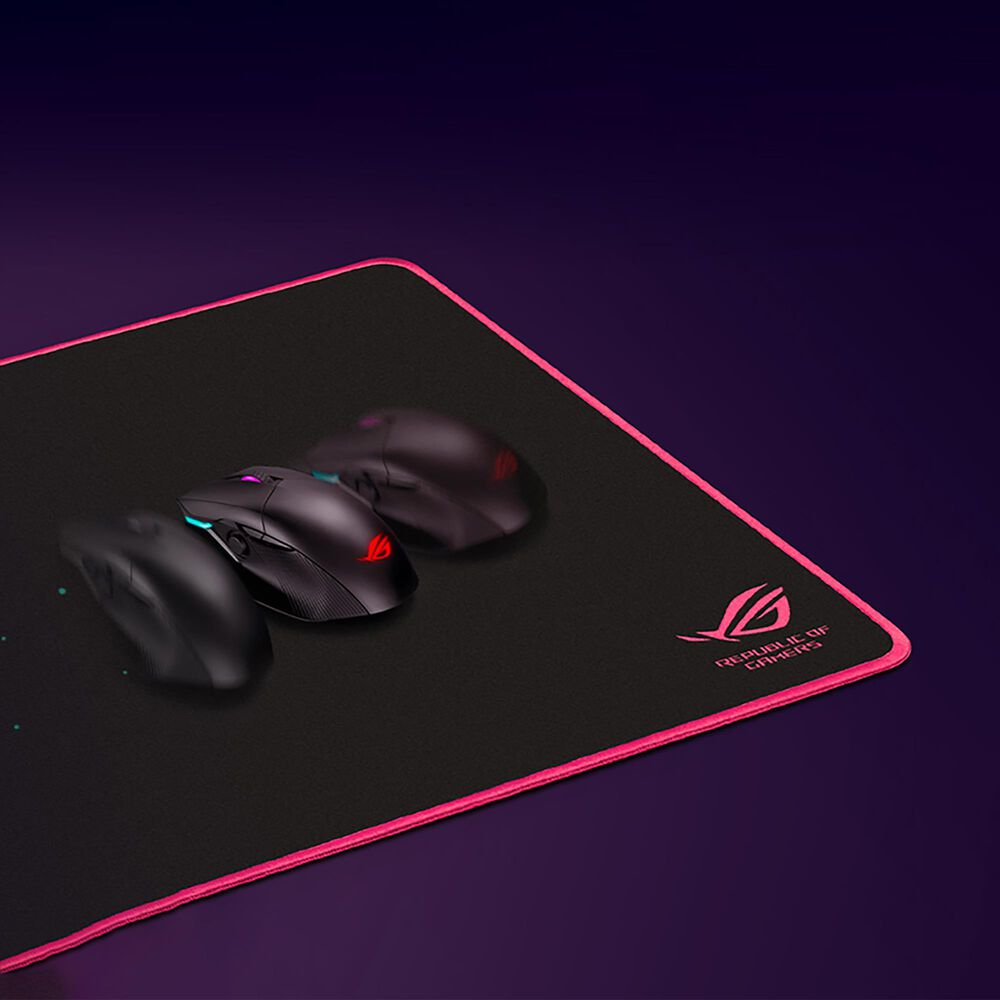 Asus Rog Sheath Optimized Cloth Surface Non Slip Mouse Pad In Electro Punk Nebraska Furniture Mart