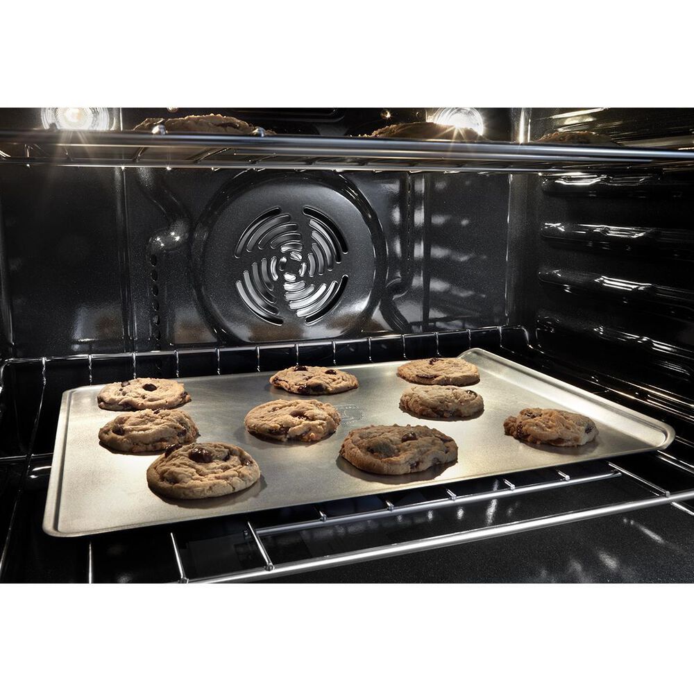 Whirlpool 30&quot; 10 Cu. Ft. Smart Double Wall Oven with True Convection Cooking - Black, , large