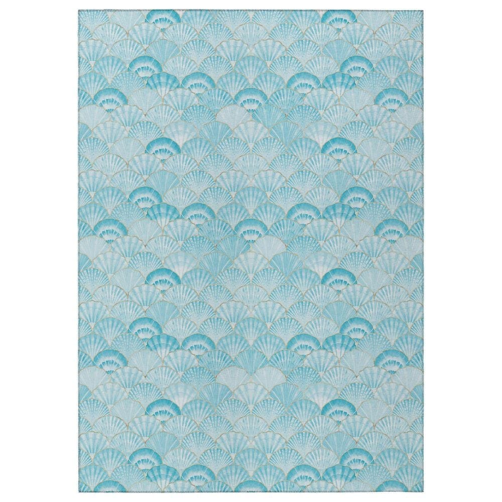 Dalyn Rug Company Seabreeze SZ2 10" x 14" Teal Area Rug, , large