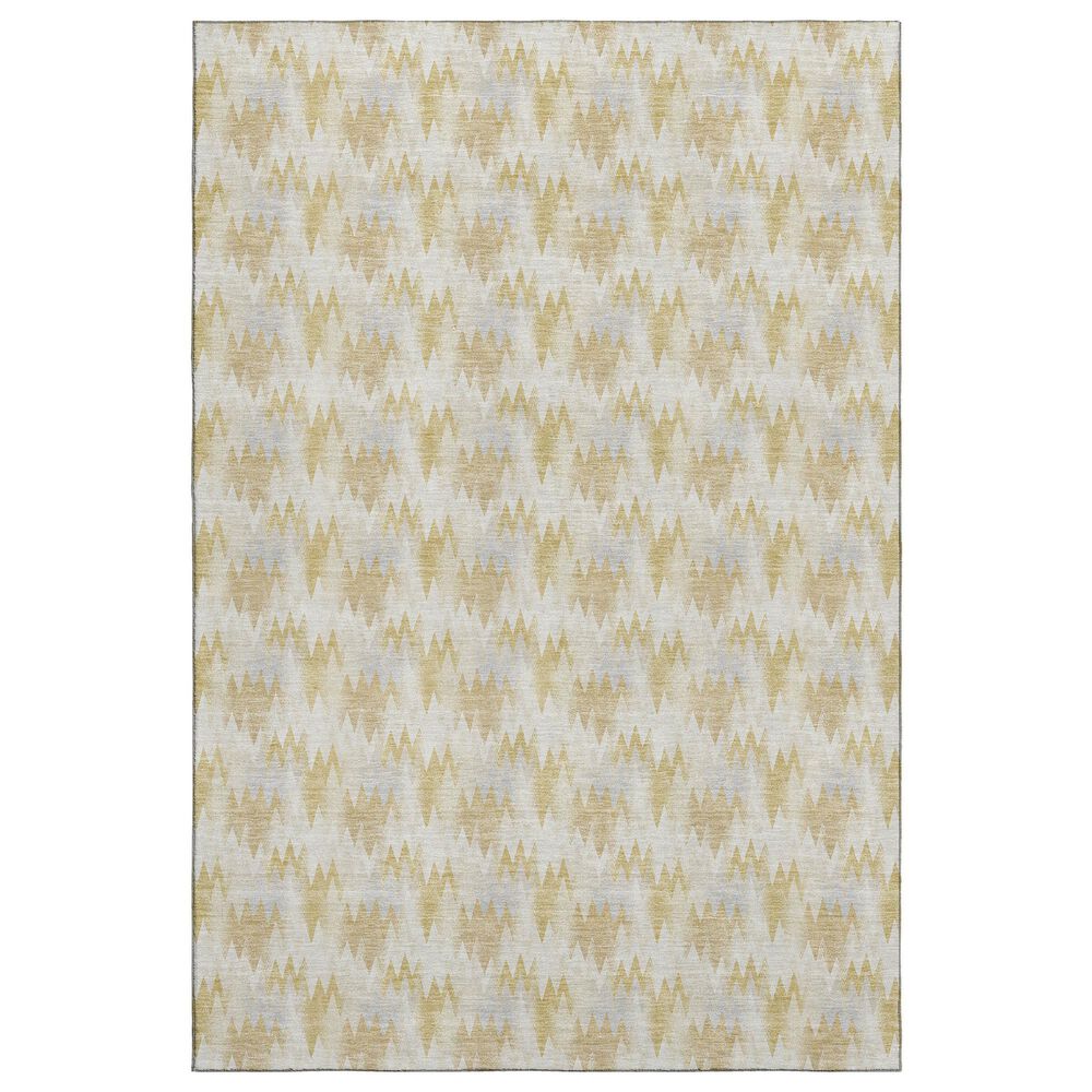 Dalyn Rug Company Soft Essentials Chevron Wheat 5" x 7"6" Area Rug, , large