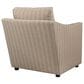 Huntington House Accent Chair in Gold, Brick, and Cream Stripe, , large