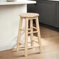 Linon Home Decor Abby 24" Counter Stool in Unfinished, , large
