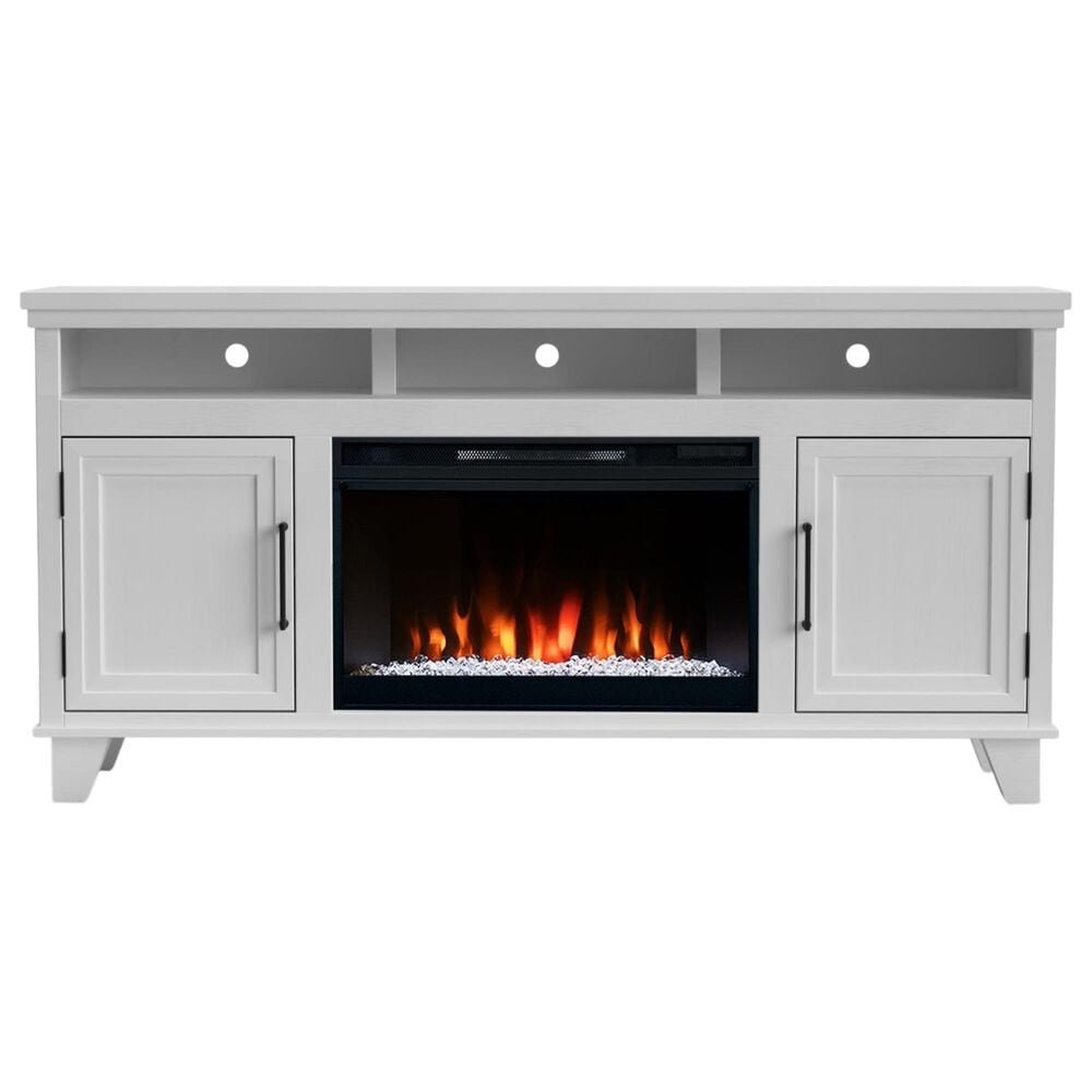 Legends Home Sonoma 64" Fireplace Console in Jasmine White Wash, , large