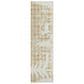 Dalyn Rug Company Wonderland WN32 2"3" x 7"6" Gold Indoor/Outdoor Runner, , large