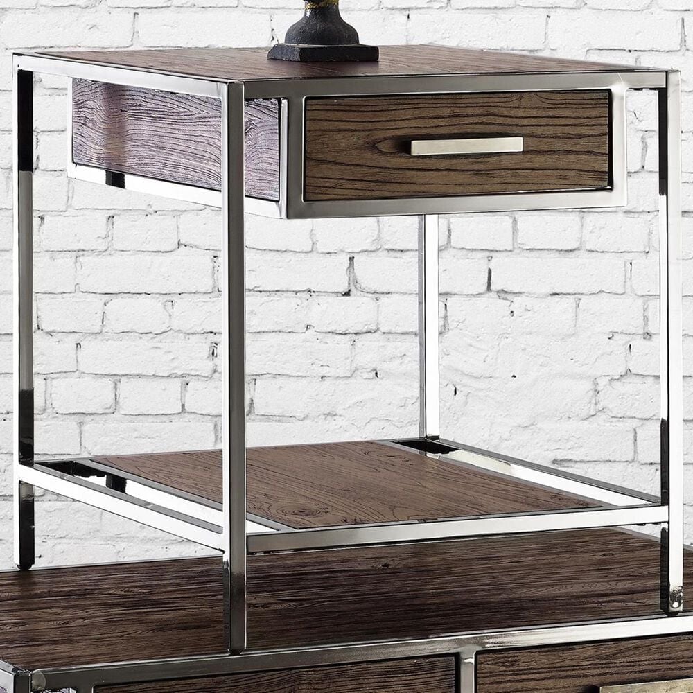 Accentric Approach Accentric Accents Benton End Table in Brown, , large