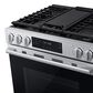 Samsung Bespoke 6.0 Cu. Ft. Smart Slide-In Gas Range with No-Preheat Air Fry Max in Stainless Steel, , large