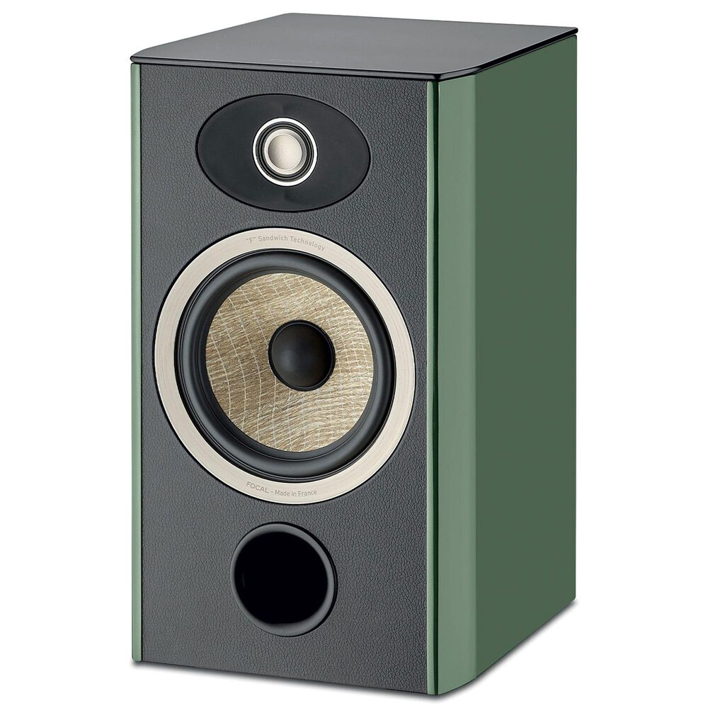 Focal Aria Evo 6.5" N1 Bookshelf Speaker in Moss Green High Gloss, , large