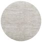 Surya Masterpiece Light Gray, Cream and Medium Gray 6"7" Round Area Rug, , large