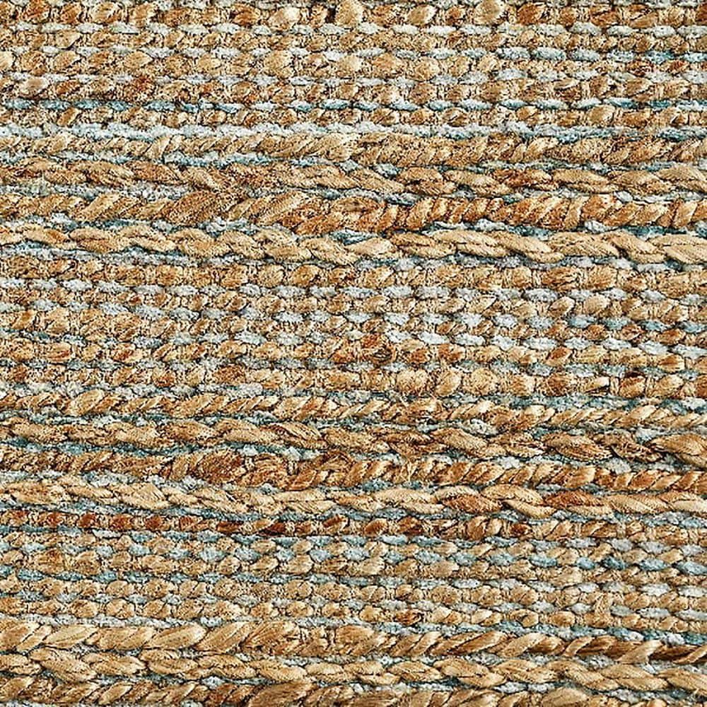 L&amp;R Resources Natural Fiber 7&#39;9&quot; x 9&#39;9&quot; Spa Blue Area Rug, , large