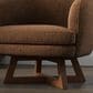 Golden Wave Furniture Moira Swivel Chair in Cocoa, , large