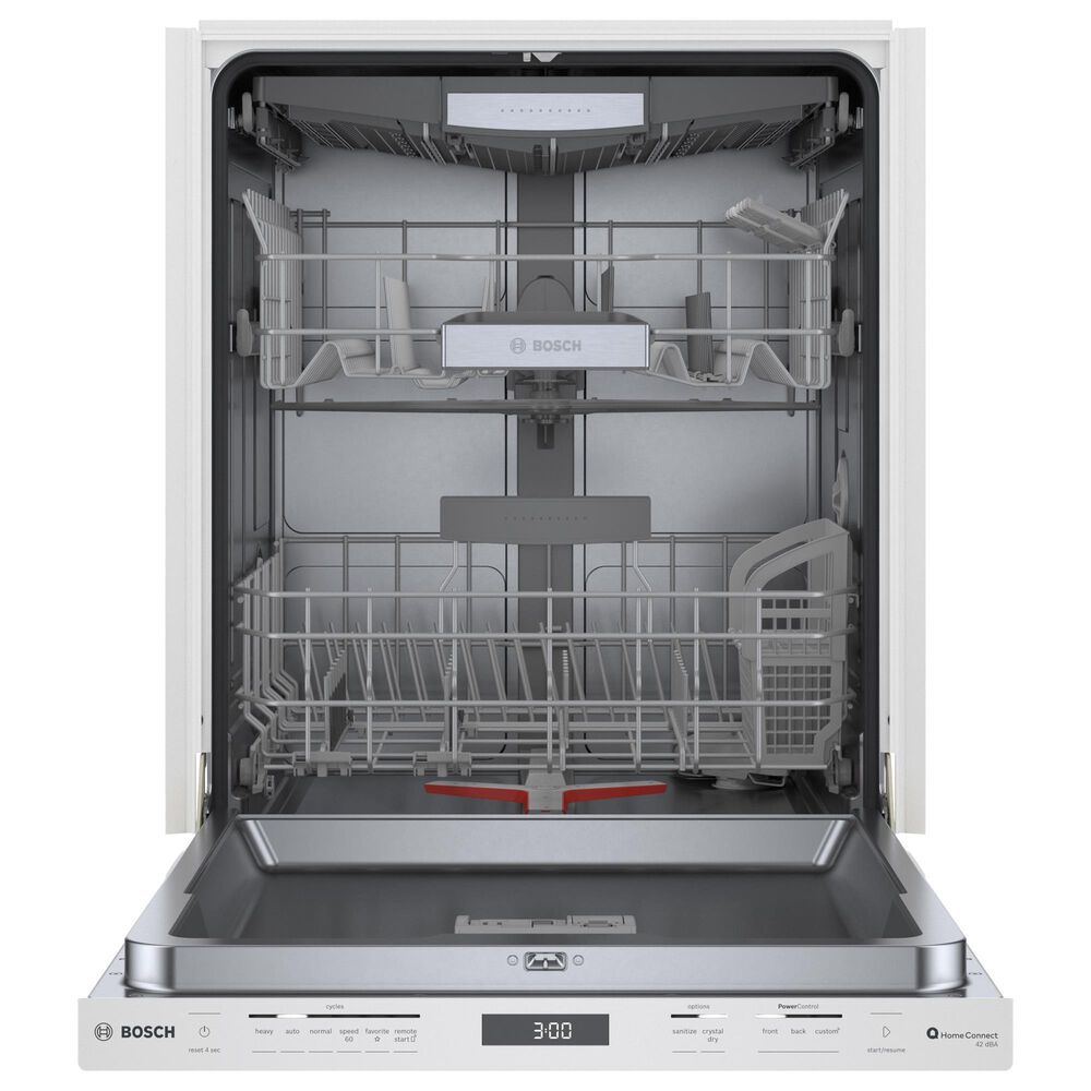 Bosch 800 Series 24&quot; Built In Dishwasher in White, , large