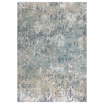 RIZZY Elite 10" x 13" Ivory, Beige and Grey Area Rug, , large