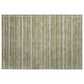 Dalyn Rug Company Soft Essentials Striped Olive 1"8" x 2"6" Indoor/Outdoor Area Rug, , large