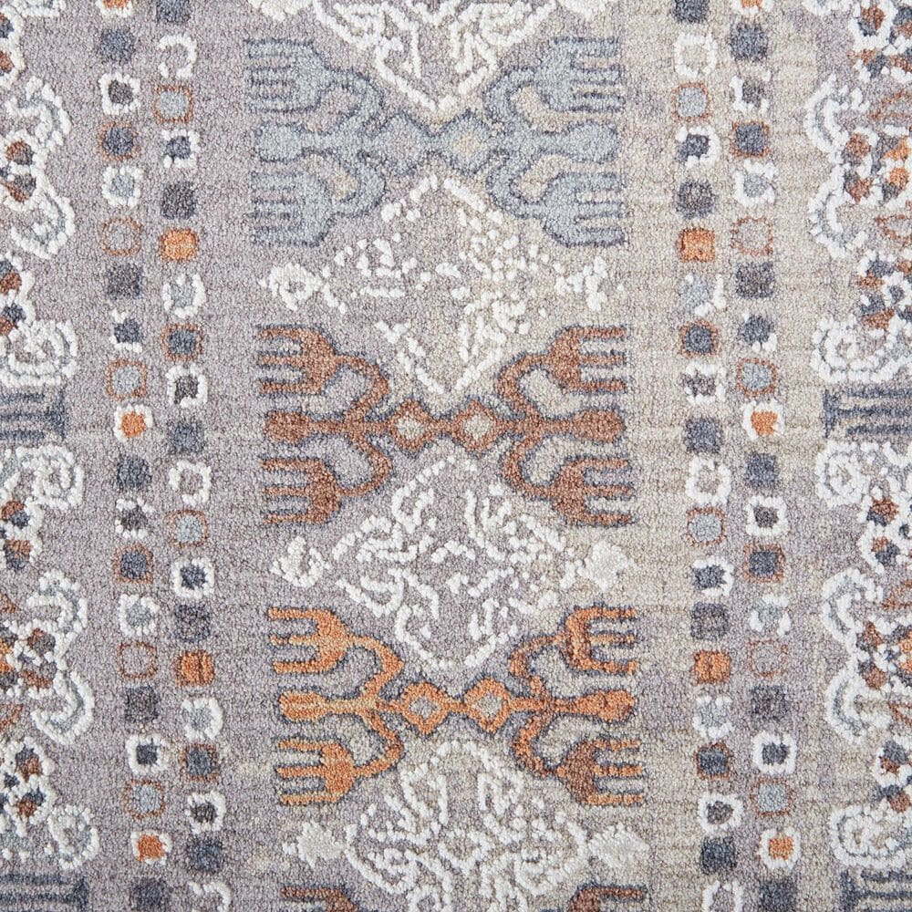 Feizy Francisco 1&#39;8&quot; x 2&#39;10&quot; Rust and Gray Area Rug, , large