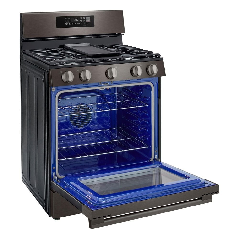 LG 6.3 Cu. Ft. Freestanding Gas Range in Black Stainless Steel, , large