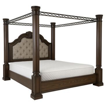 Millenium Maylee Queen Canopy Bed in Dark Brown, , large