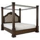 Millenium Maylee Queen Canopy Bed in Dark Brown, , large