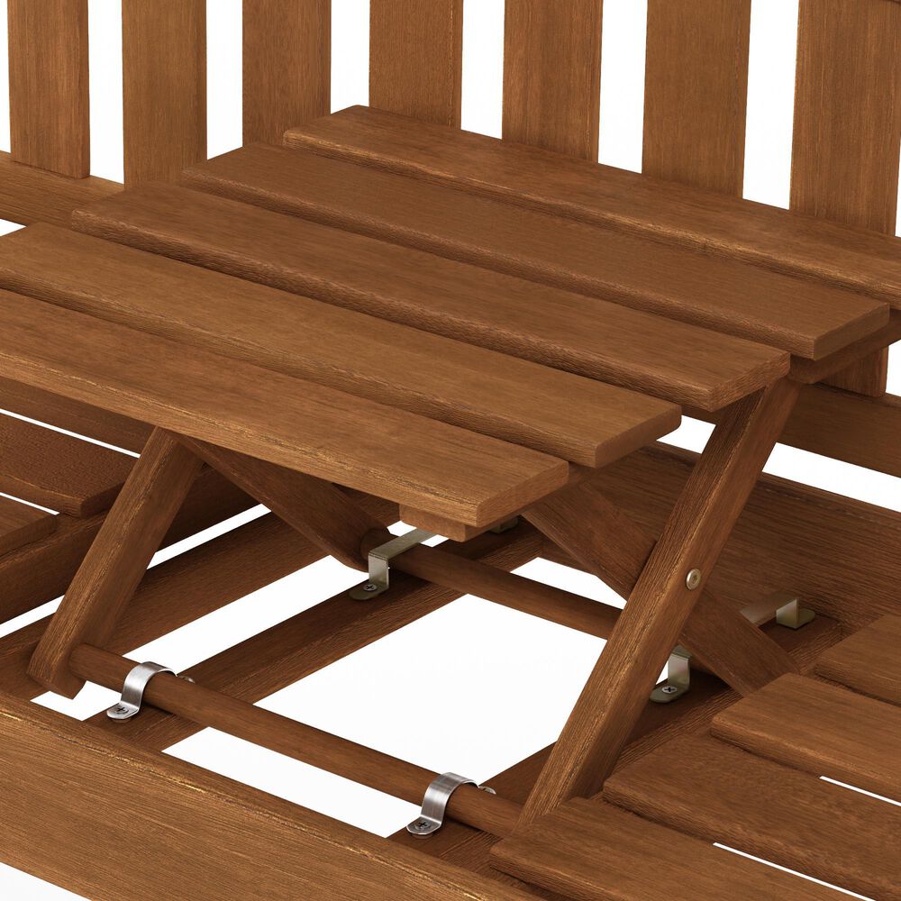 Noviland Patio Occasional Bench in Teak Oil, , large