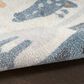 Nourison Astra Machine Washable 3"3" x 5" Ivory Kids Rug, , large