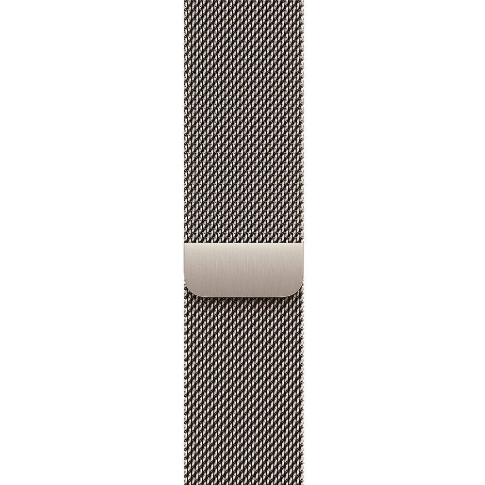 Apple Watch Series 10 GPS + Cellular 46mm Natural Titanium Case with Natural Milanese Loop - S/M, , large
