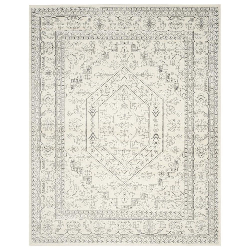 Safavieh Adirondack ADR108B-10 10" x 14" Ivory/Silver Area Rug, , large