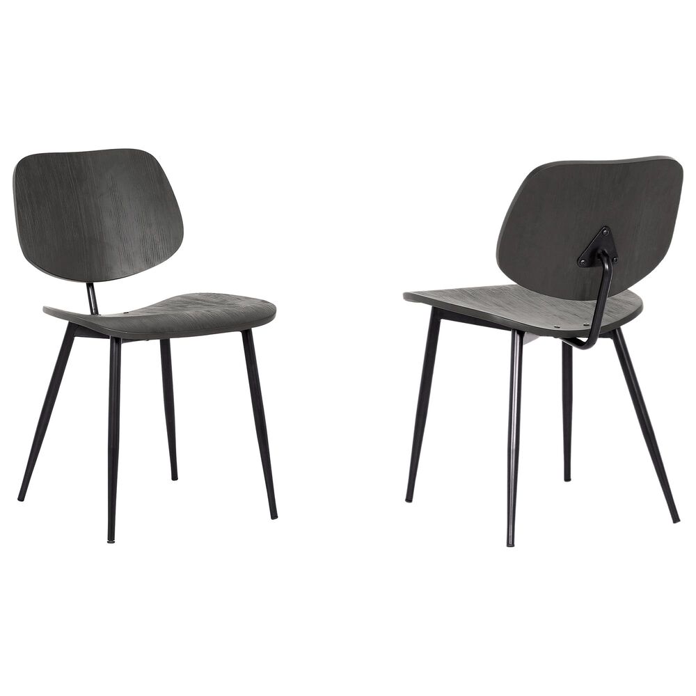 Blue River Miki Dining Chair in Black (Set of 2), , large